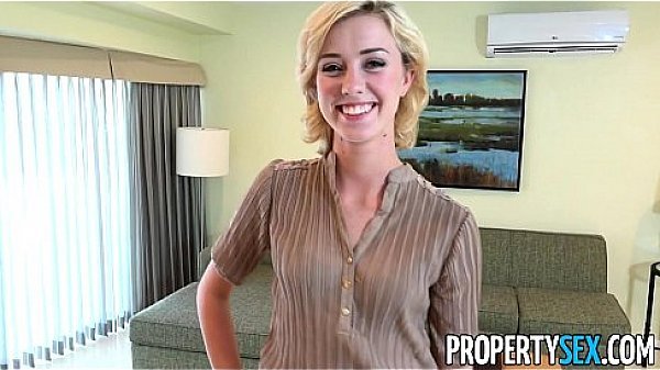 Blonde slut fucked by a big cock