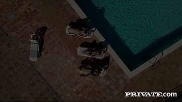 Calita Fire and her husband, a swingers couple in a threesome with Angie Lynx