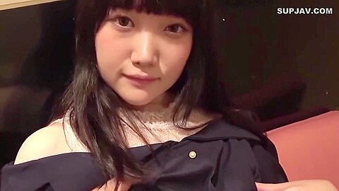 Cute Baby Face Japanese Girl. A Bit Chubby With Small Tits