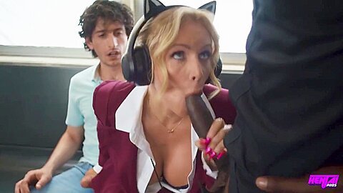 Danielle Renae Gangbanged Multiple Cumshots On Public Train
