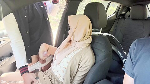 First Dogging In France. My Muslim Hijab Wifes First Fuck With A Stranger