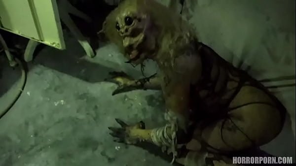 Has science got too far? Female spider monster from HORROR PORN