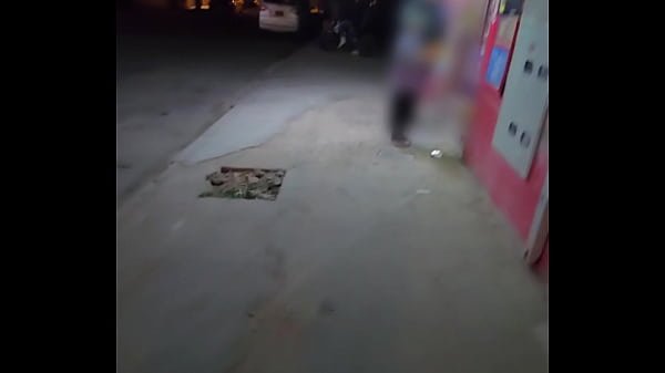 Sex in public. Stepdaughter sucks her stepdad’s cock on the street. 1of2.