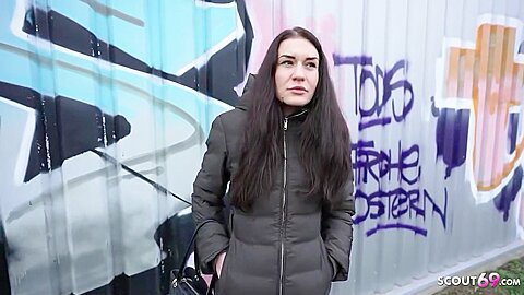 Slim Czech Teen 18+ Stefani Jameson With Saggy Tits Pick Up For First Casting Fuck