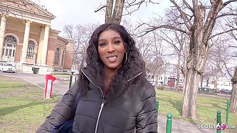 Slim Ebony Teenager 18+ Asia Rae Pickup And Nail For Cash – Ebony