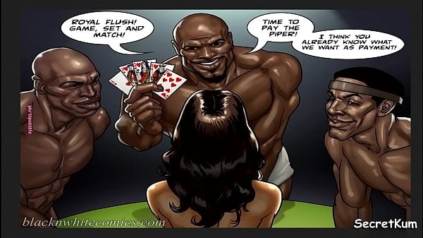The Poker Game season 2 Ep.1 – Time to pay The Piper || White Slutty Wife Strips off her clothes for Black Basketball Players