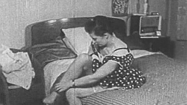 Vintage Porn 1950s – Shaved Pussy, Voyeur Fuck