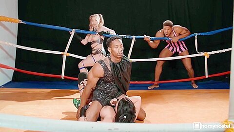 Wild Interracial Boxing Event – Tag Me In – Amalia Davis Takes On Bbc