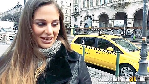 Fantastic Cathy Heaven Squirts All Over Our Public Sex Truck