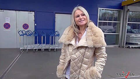 Hot Busty Gilf Gets Fucked In The Van