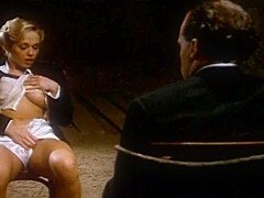 Is She Masturbates In Front Of Her Prisoner And Then Gives Him A Blowjob With Mata Hari And Kelly Trump