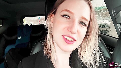 Social Experiment Ended For Presenter With Cum In Her Pussy